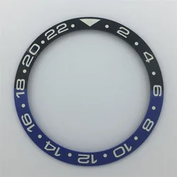 BLIGER Ceramic Bezel Inserts - 38mm case (No luminous  8)