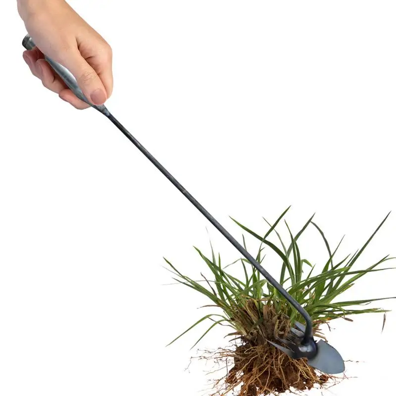 Uprooting Weeding Tool 5 Teeth Garden Weeder With Long Handle Manganese Steel Manual Garden Weeder Tool For Backyard Farm