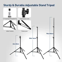 Studio  Softbox Lighting Kit with 85W 2800K-5700K LED Light 2M Light Stand for Studio Photography Photo Video - Image 5