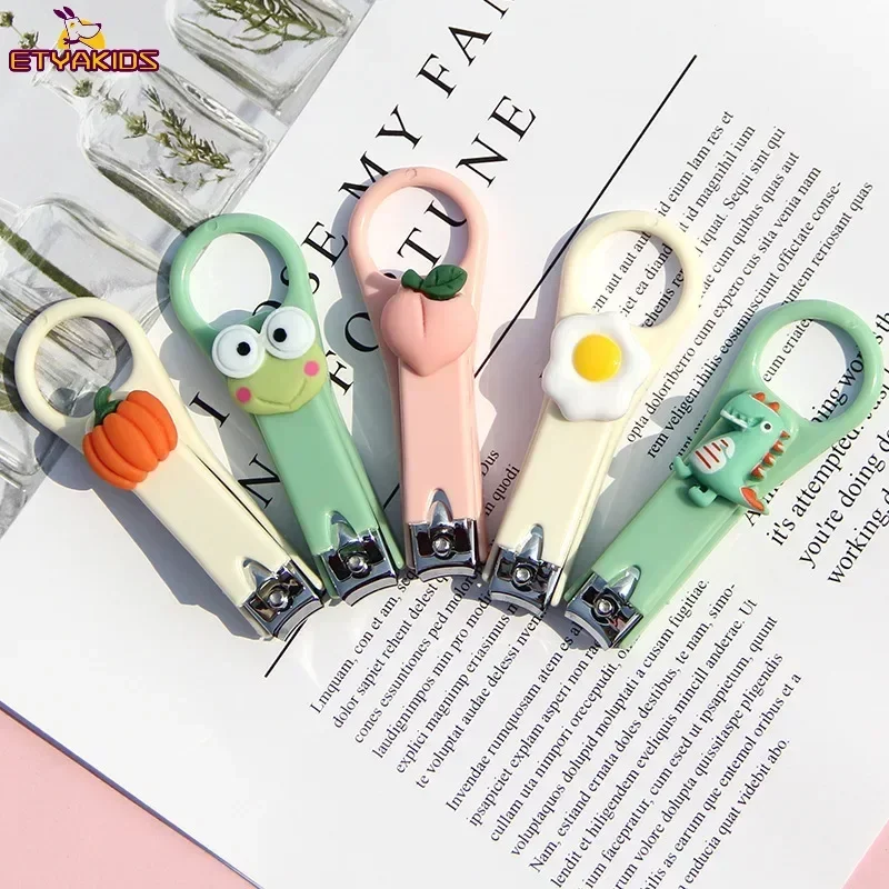 Nail Clipper Nail Trimmer Cartoon Animal Fruit Nail Clippers Cutter for Kids Scissor Trimmer Beauty Scissors