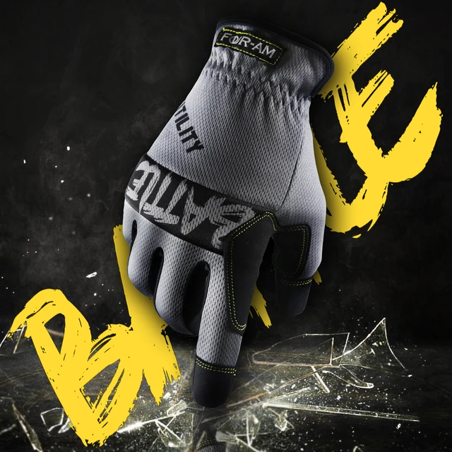 Multi-Purpose Breathable Work Gloves with Touch Screen Grip
