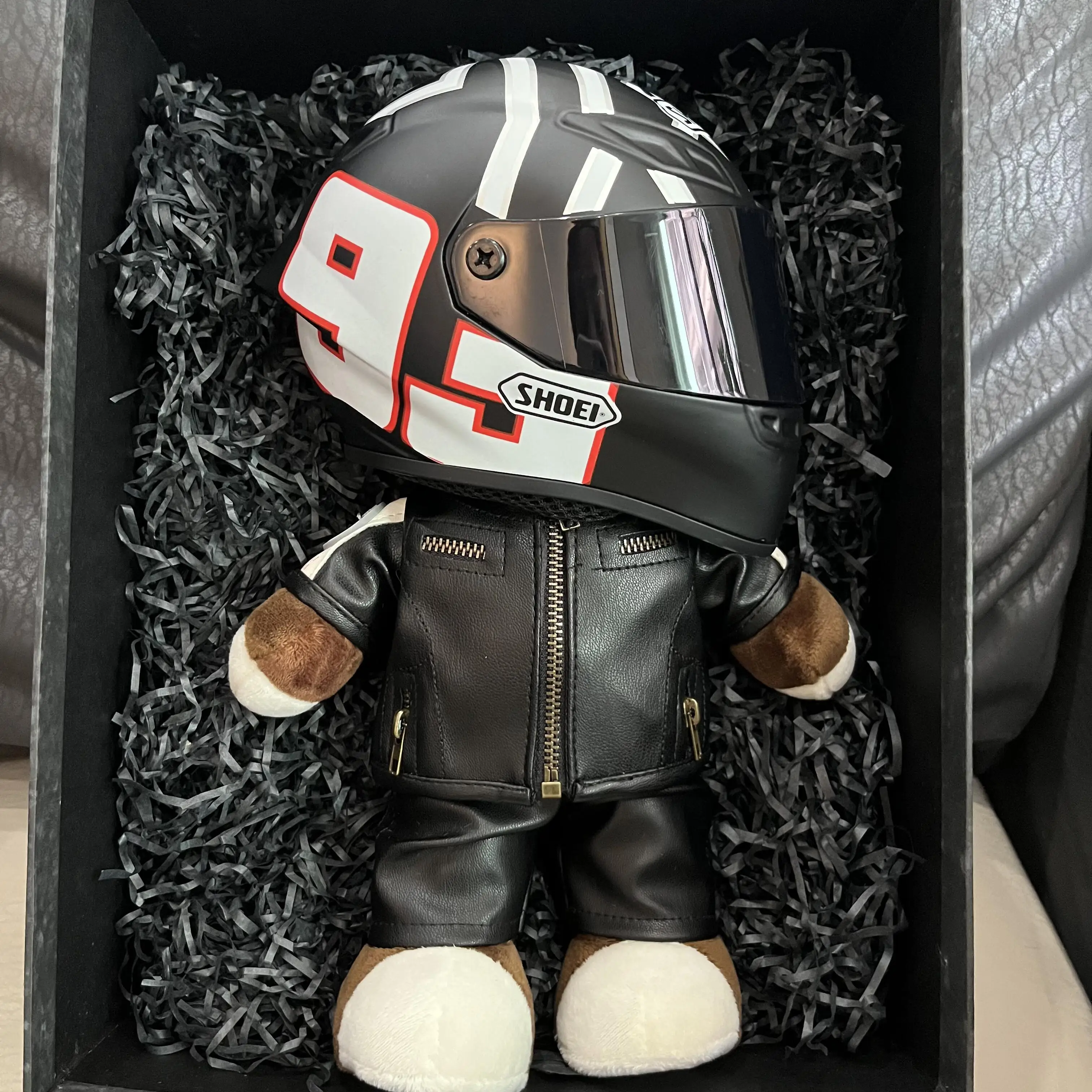 New For 17CM Labubu Motorcycle Mini Helmet Toy Durable Plastic