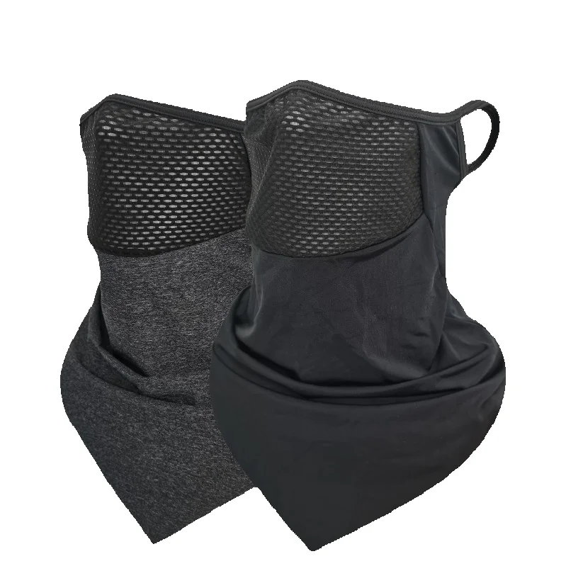 Ice Silk Sunscreen Breathable Summer Full Face Mask Neck Protection Cycling Scarf Triangle Ear Magic Headband_voghion.com