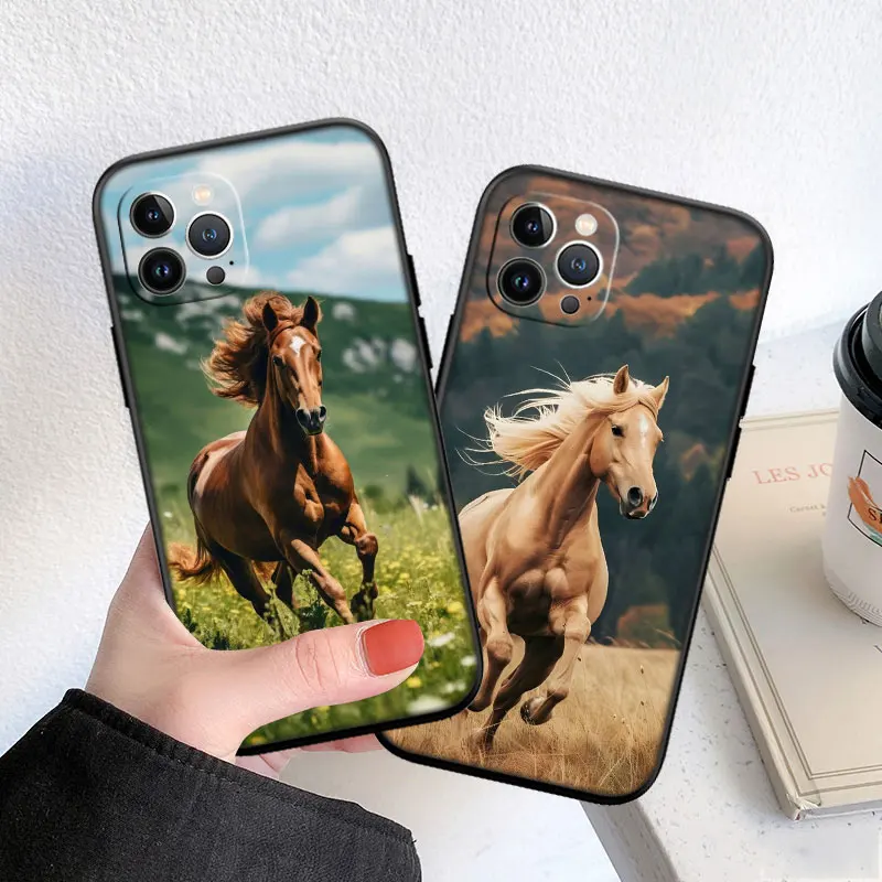 Luxurious Fine Horse Premium Protective Phone Case