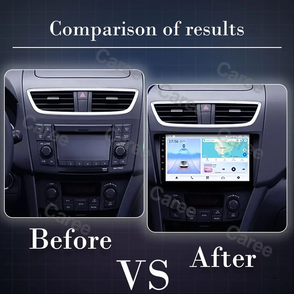 Autoradio Android Avec CarPlay Pour Suzuki Swift 4 (2011-2017) - Ecran 9 Pouces - Neuf