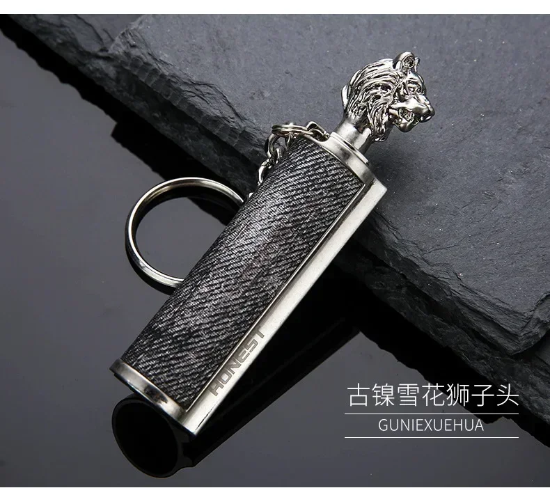 Description Picture 6 of itemOutdoor Waterproof Portable Camping Metal 10000 Times Match Kerosene Lighter Smoking Accessories