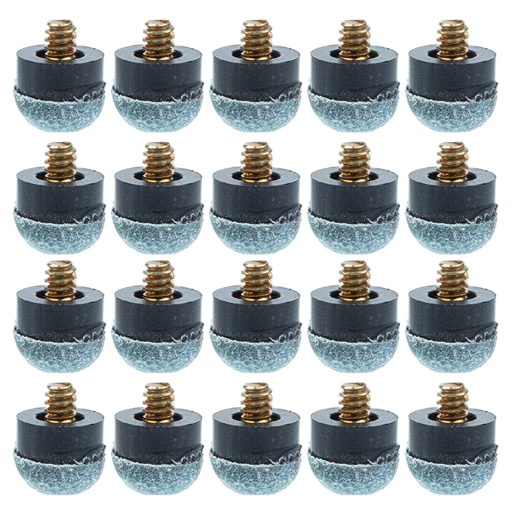 

20 Pcs Pool Cue Tip Small Replacement Tips Necessity Stick Screw on Screw-on Replaceable Skin Parts
