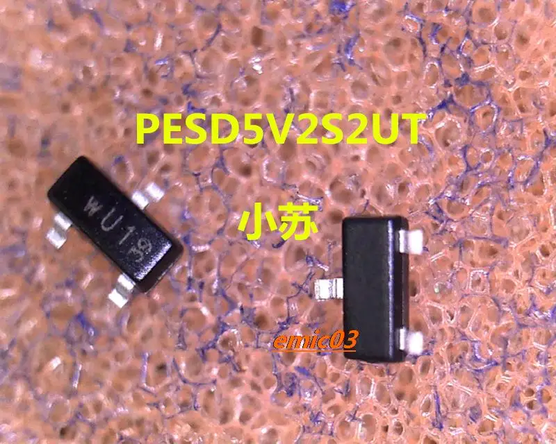 

10pieces PESD5V2S2UT WU1 SOT23 5.2V PESD5V0U2BT SOT23