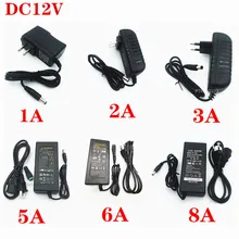 LED 스트립 조명 CCTV 램프용 충전기 컨버터 어댑터 전원 공급 장치, DC 5V, 12V, 24V, AC 100V-240V, 1A, 2A, 3A, 5A, 6A, 8A, 10A