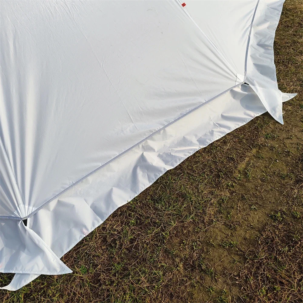 Upgraded 5M Oversized Pyramid Tent With Snow Skirt With Chimney Jacket Outdoor Camping Tent Hiking Awnings Shelter Teepee Tipi camping tent portable tent