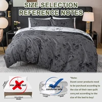 3pcs Zhusheng Kongye Pattern Print Duvet Cover Set, Soft Skin-Friendly Bedding Set Includes 1 Duvet Cover And 2 Pillowcases 2