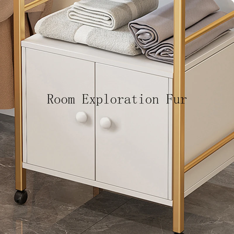 Barber Cosmetic Beauty Salon Trolley Rolling Manicure Tattoo Salon Trolley Spa Lash Carrello Con Ruote Furniture WKST