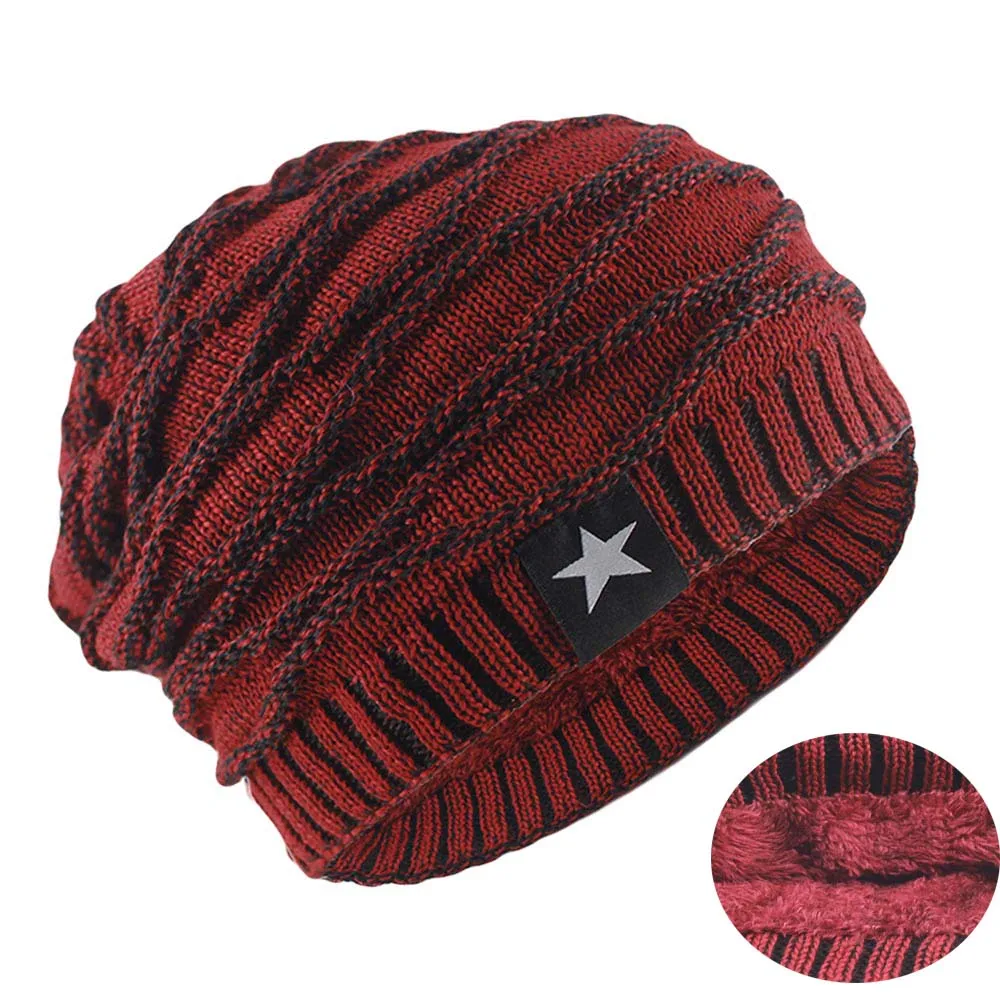 Neue Mode Erwachsene Männer Frauen Winter Skullies Beanies Warme Casual Outdoor Stricken Hut Dicken Sport Weichen Bequemen Unisex Motorhaube – Detail 5