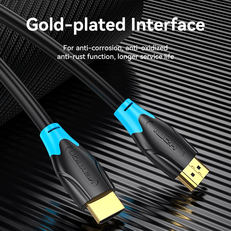 HDMI Cable 2.0 4K 60Hz HDR HDMI to Cable Male to Male for PS4/5 Projector TV Box Laptop Monitor