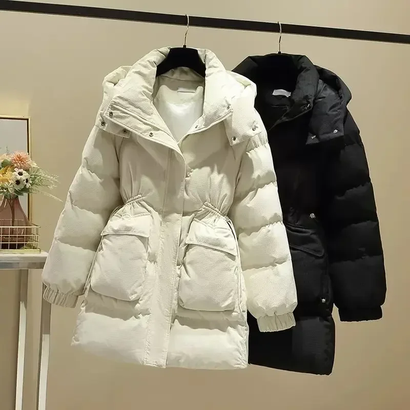 Thick Parkas Woman Blouson Jackets Modern Cold Youthful Fashion 2025 Offers High Quality Down Coats for Women Luxury 2025 Trend - 5