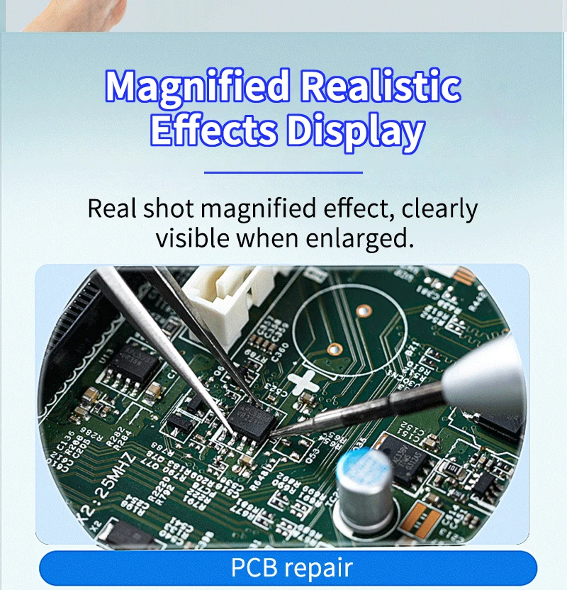 Digital microscope, handheld high-definition electronic magnifying glass for ide