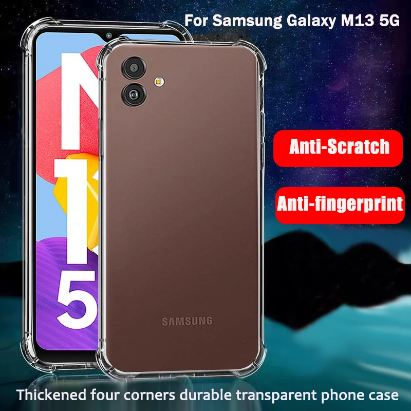 Proteggi Il Telefono Per Samsung Galaxy M13 5G Custodia Originale Per Galaxy M 13 5G Samsung Clear Back Per Samsung M13 5G Cover Trasparente