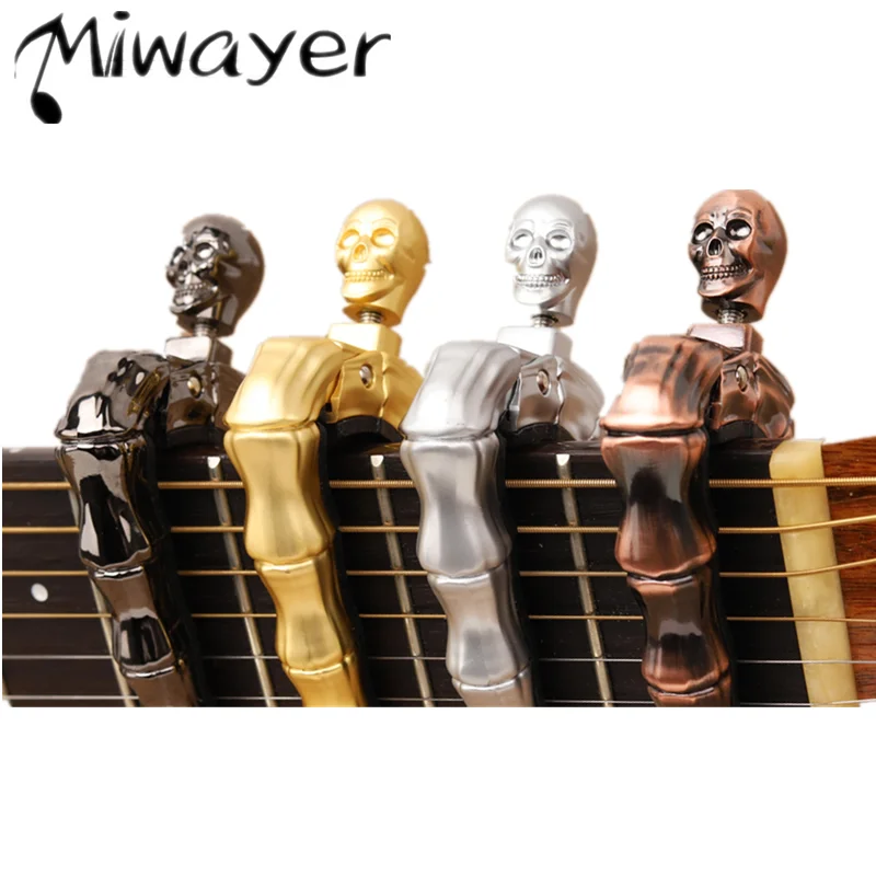 

Miwayer Skull Fingers Cool Design Guitar Capo for Acoustic Electric Guitar Ukulele Guitar Accessories Parts Guitarra