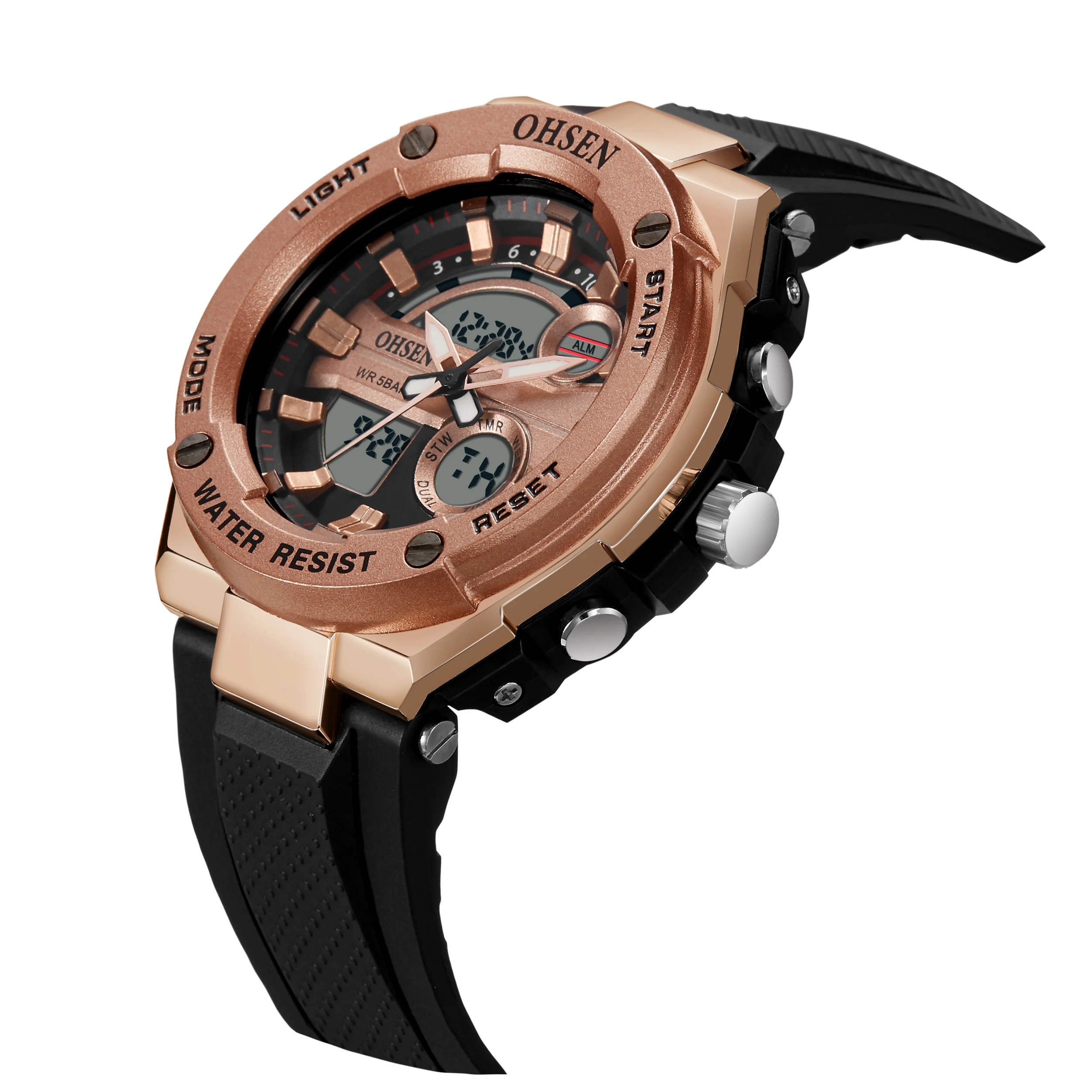 New Men Watches Top Brand Luxury Men‘s Wrist Watches For Male Clock Sports Watch Waterproof Dual Display  Digital 2023