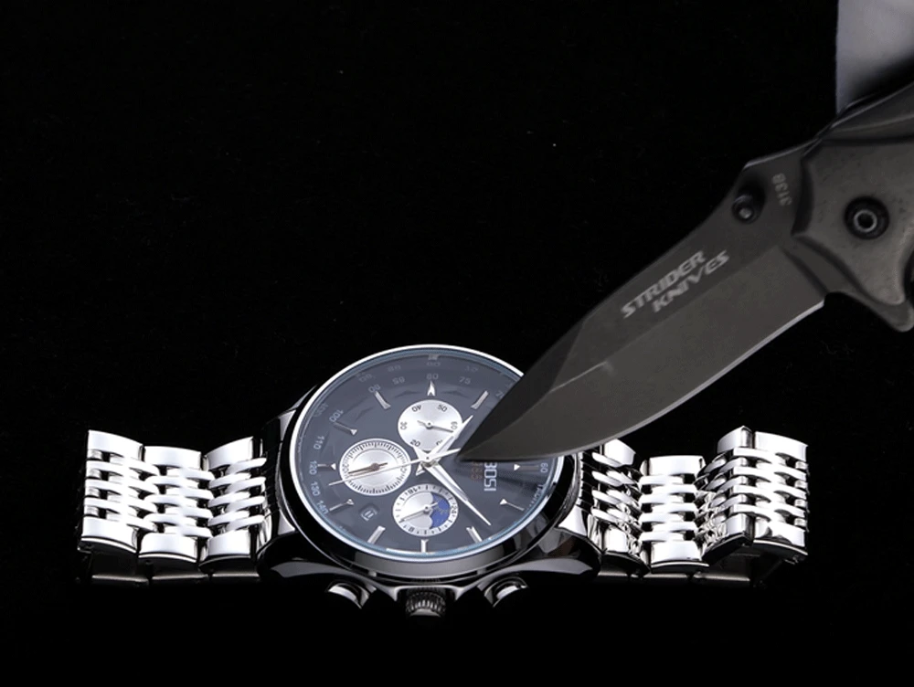 NIBOSI 2022 Relogio Masculino Fashion Brand Luxury Mens Watches Stainless Steel Waterproof Sports Quartz Men Watch For Gift Box