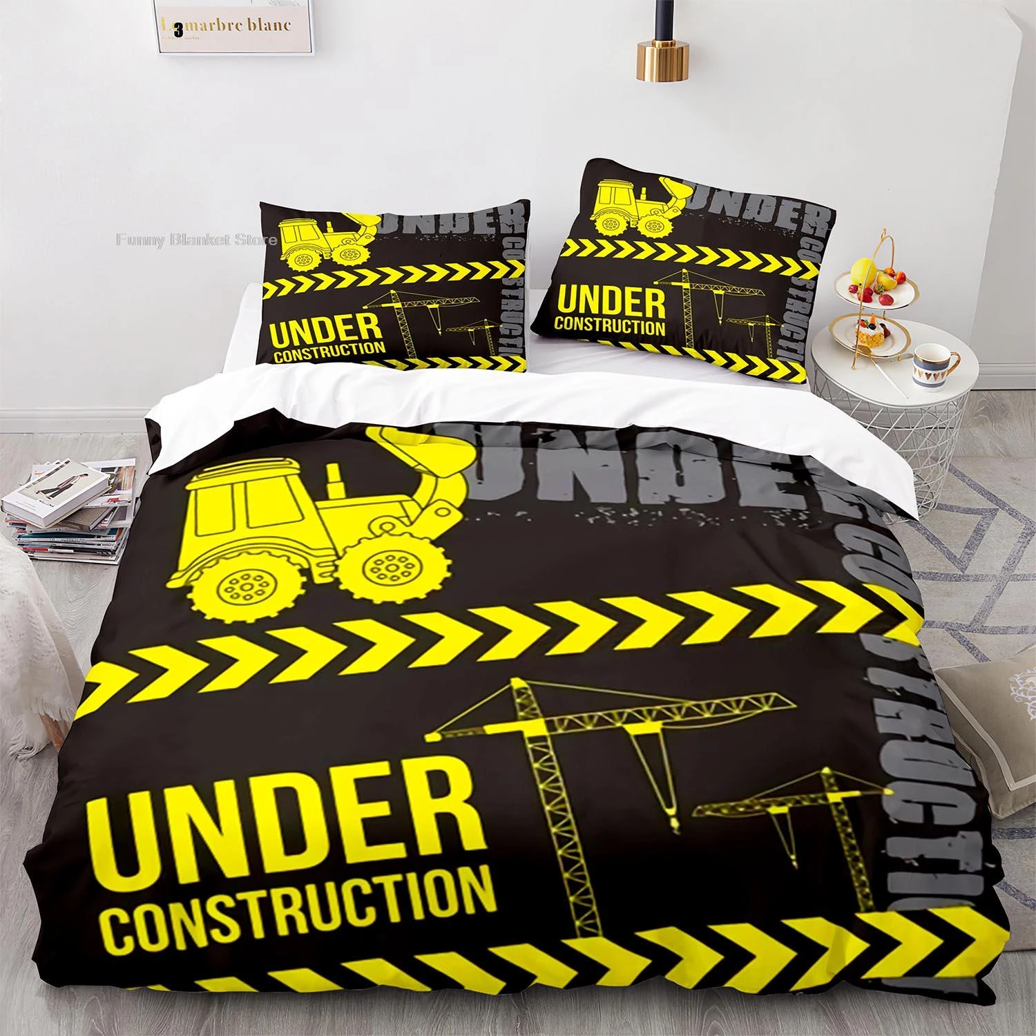 Midden overdrijving Doorlaatbaarheid Techniek Voertuig Beddengoed Set Twin Volledige Queen King Size Graafmachine  Bed Set Adulte Kid Slaapkamer Dekbedovertrek Sets 3D 013| | - AliExpress