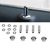 8pcs/lot Car Door Lock Pin with Cover ABS Chrome Replacement for  /Cruze/ Car Door Lock Knob Inner Door Lock Pin 2