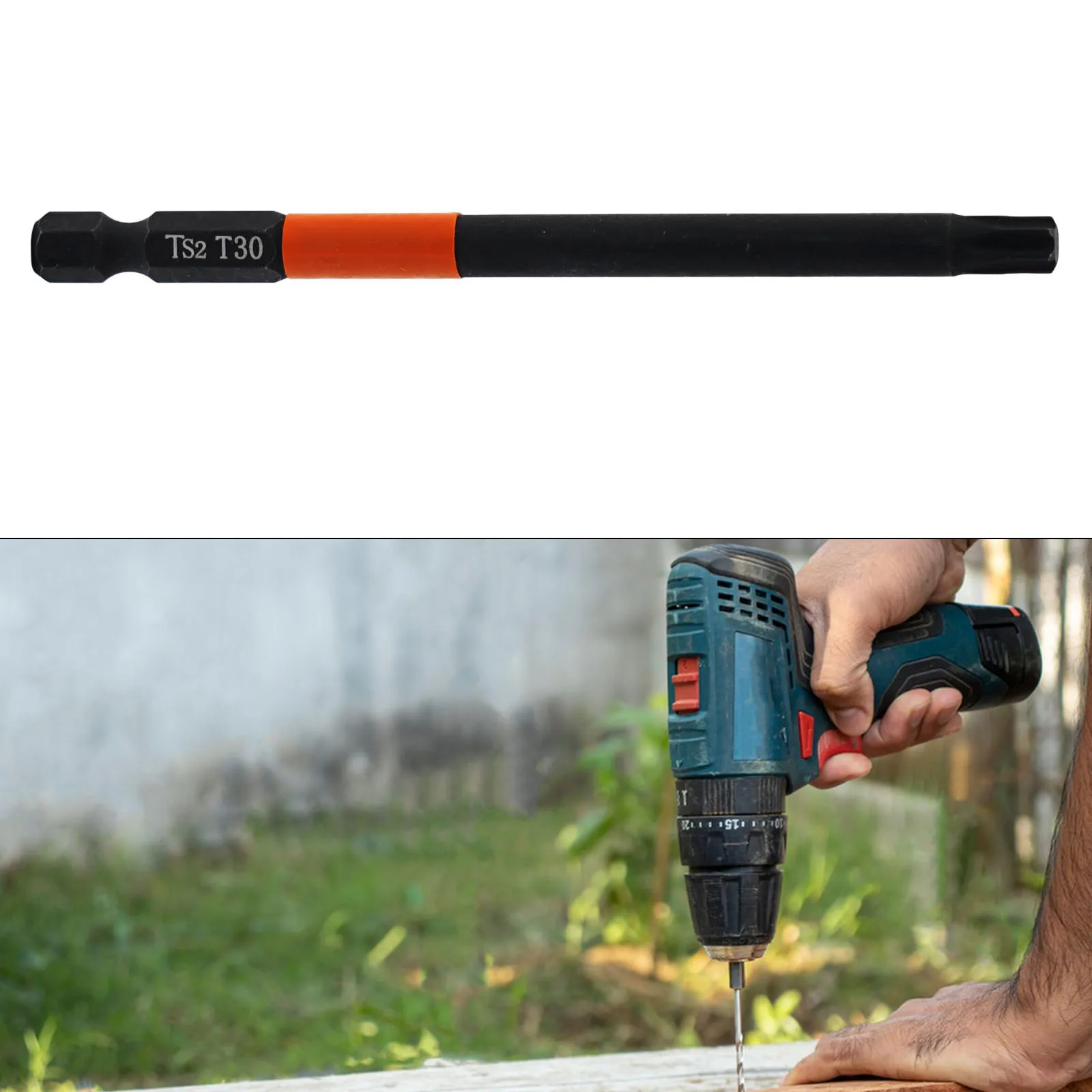 

Screwdriver Bits Hex Head Drill Bit Magnetic Torx Screwdriver Bits Tool Accessories And Parts T10-T40 1PC 100mm 1/4 Inch