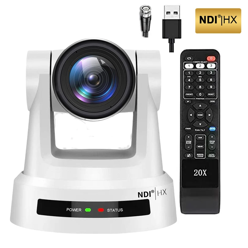 전문 낮은 대기 시간 NDI 30X PTZ 화상 회의 카메라, POE + SDI + HDMI + IP 교회 이벤트 스튜디오 라이브 스트림 방송