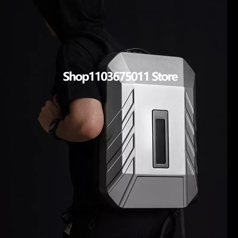 

Business Backpack Men's PC Hard Case Computer Bag Intelligent Trendy LED Men's Backpack