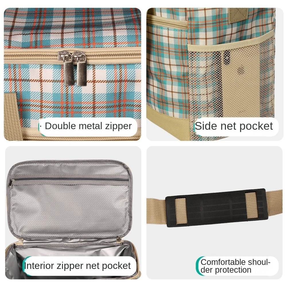 Spacious Insulated Lunch Bag for Work and Outdoor Adventures