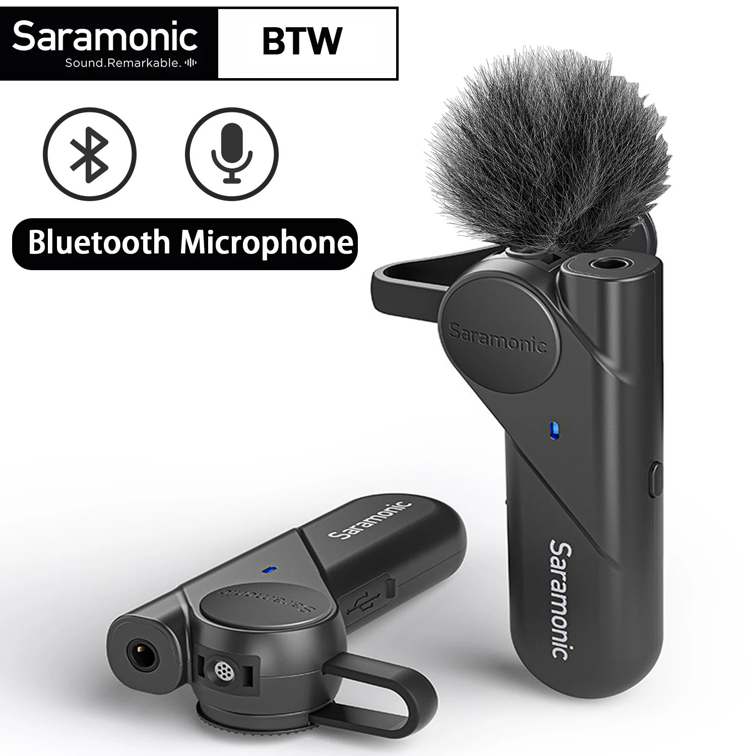 SaramonicBluetoothWirelessMicrophoneProfessionalLavalierStudio