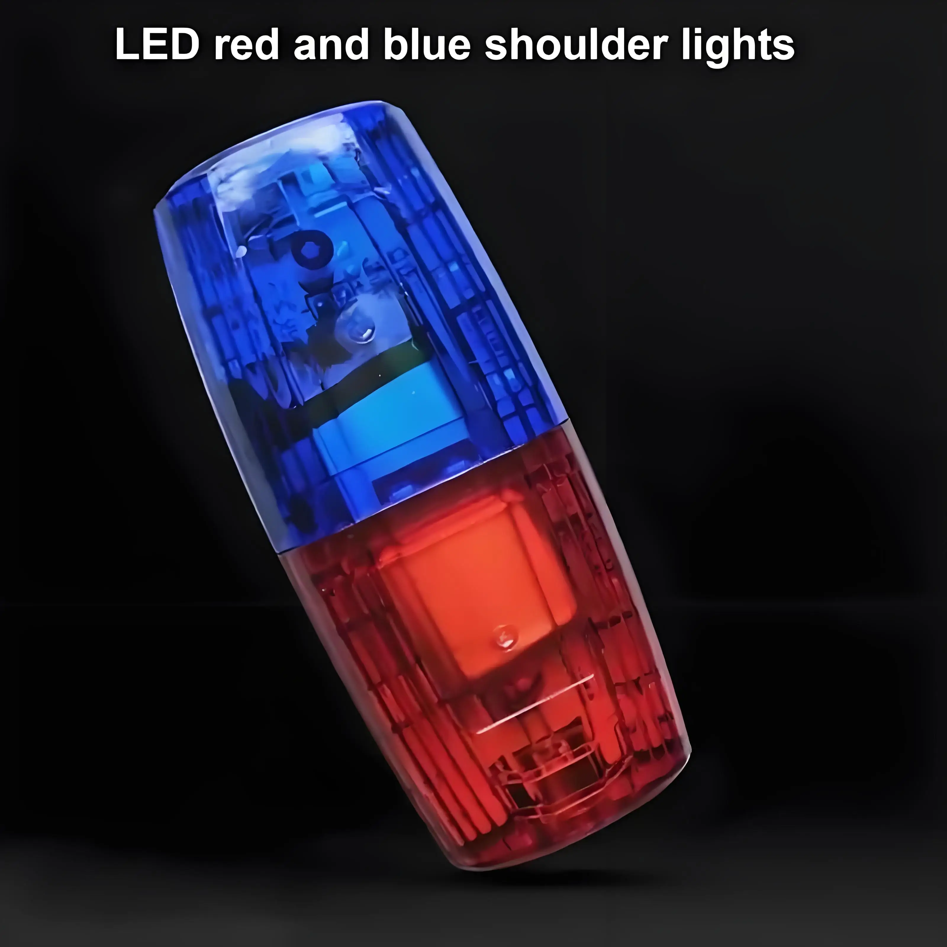 LED Warning Light Shoulder Clip Police Sanitation Worker Safety Patrol Alarm Flash Signal Strobe