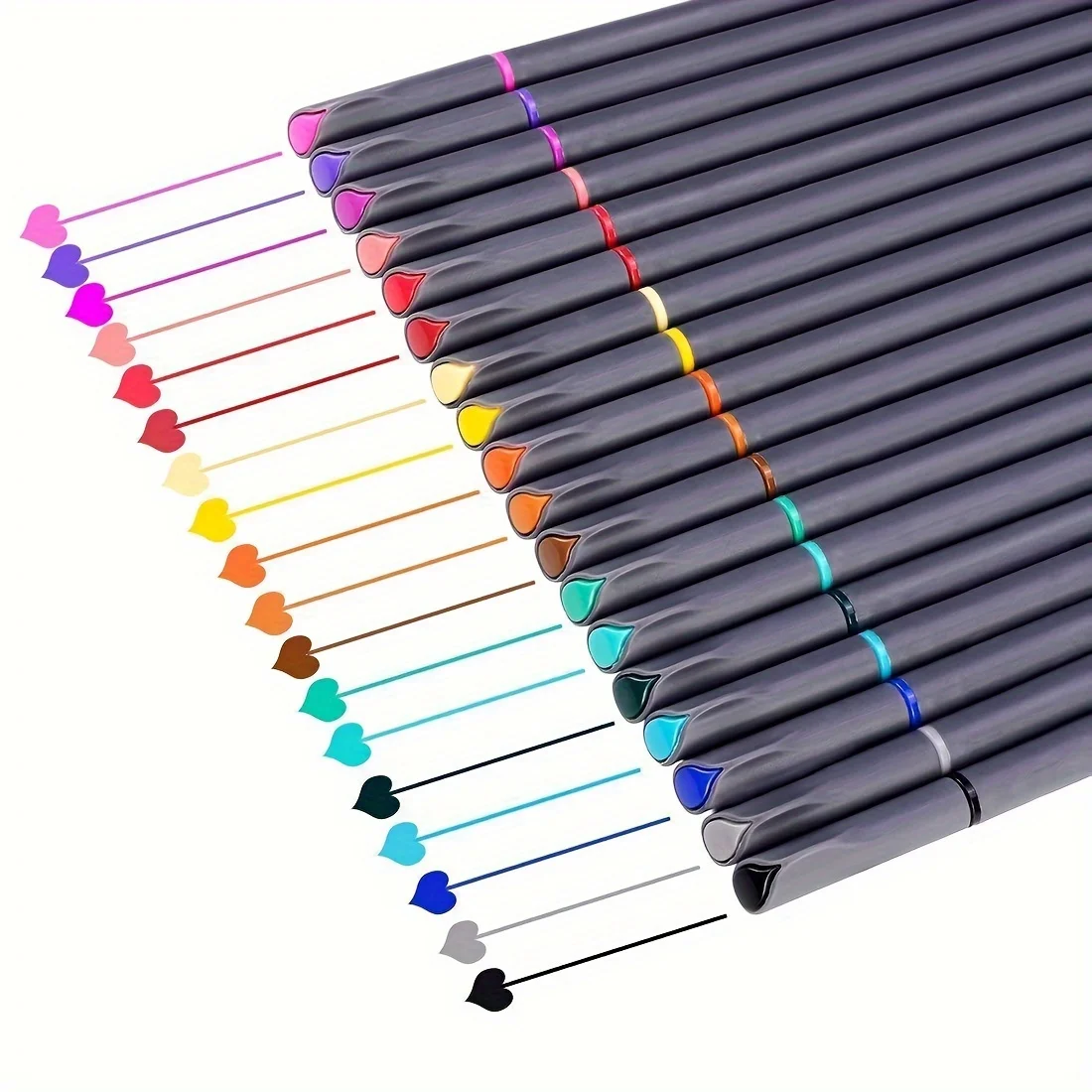 12-100pcs Colorful Line Drawing Pen Set Micro Tip Fineliner Pen Drawing Painting Sketch Fine Art Marker Office School Stationery - Image 3