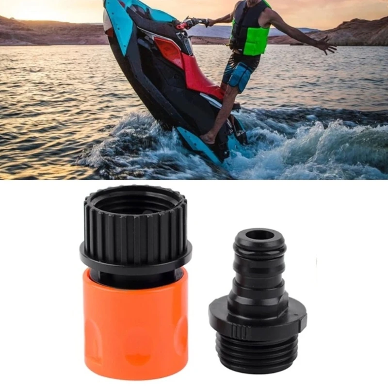 Multiple Use Water Hose Pipe Connector Adapter Sea Doo BRP Easy Jet Sprays Control Boating & Outdoor Cleaning flush hose fitting sea doo fitting