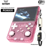 BOYHOM R36XX Retro Handheld Console Open-Source Linux System bult-in wifi Game Consoles 3.5inch IPS Screen Portable Video Player
