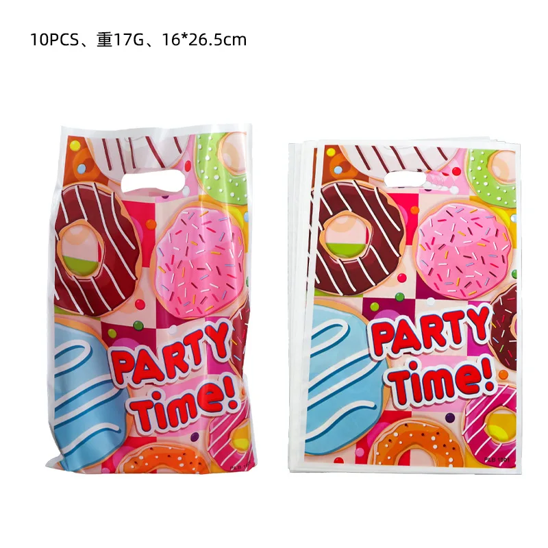 thumbnail image 1 of 10-50 bolsas de regalo impresas con lunares, bolsas de plástico para dulces, bolsas de botín para fiestas infantiles, suministros de decoración para fiestas de cumpleaños de niños y niñas, 1 of 5