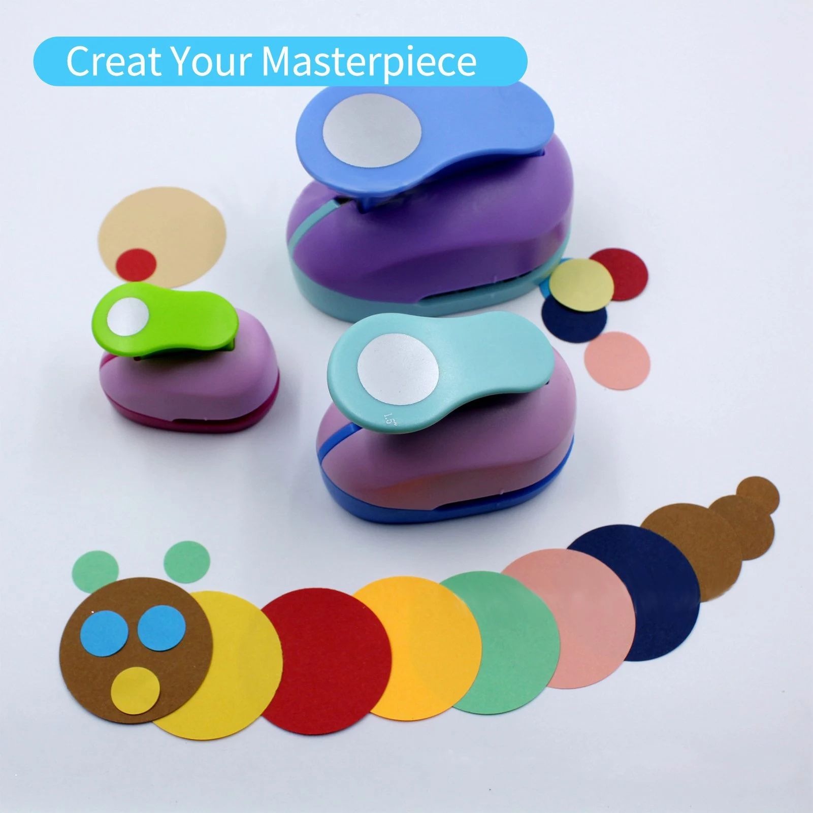 9/16/255/38/50/75mm 스크랩북 펀치, 사무용품 카드 제작 DIY 앨범 사진용 공예 디자인