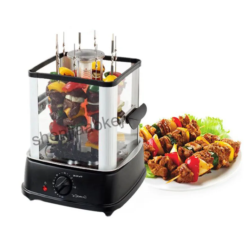 

Электрическая комнатная Бездымная печь для барбекю Rotisseries, автоматическая вращающаяся машина для барбекю, машина для барбекю ягненка и кебаба, 220 В