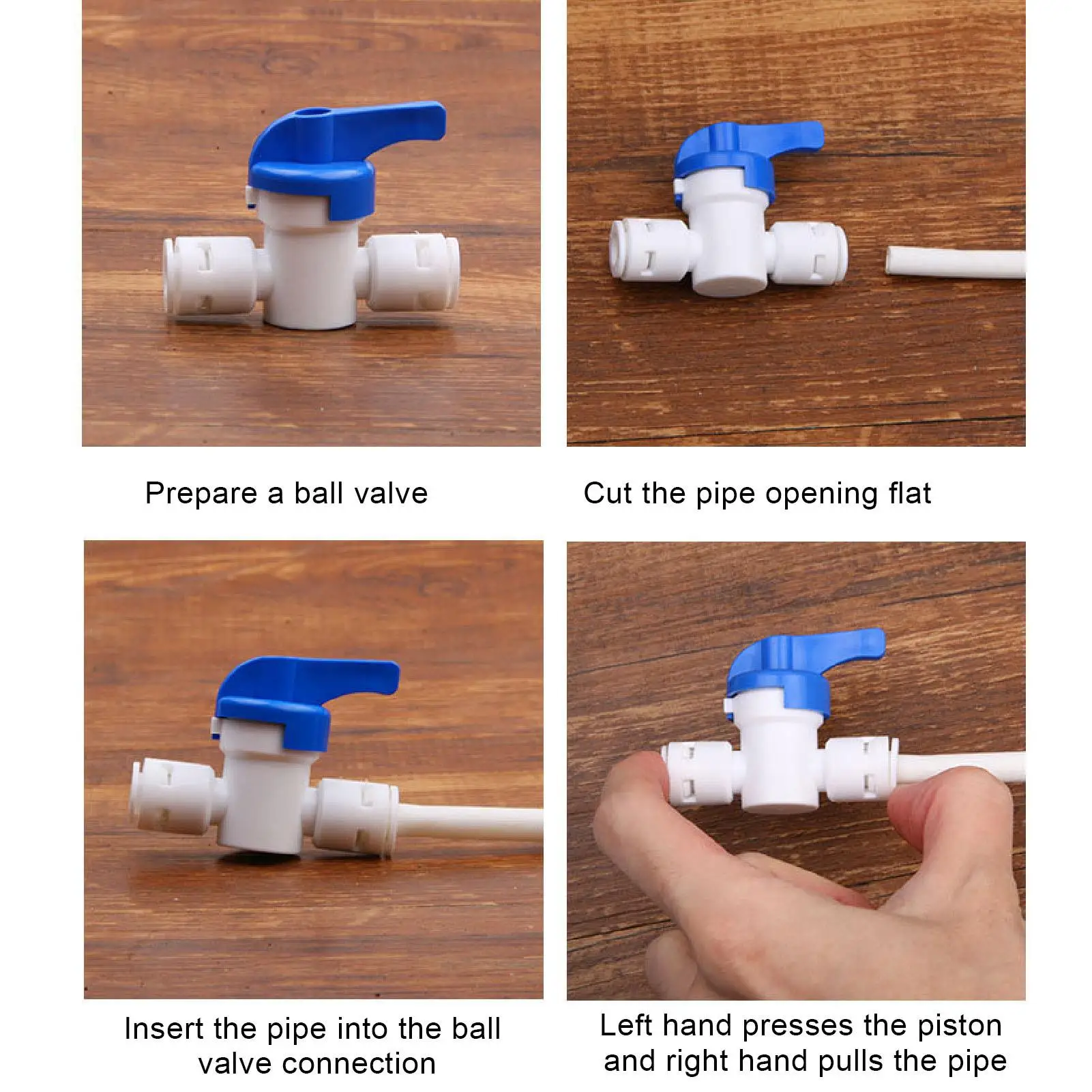 Food Grade Polypropylene Water Purifier Ball Valve Manifold Fitting-Easy Install Safe Water Accessories