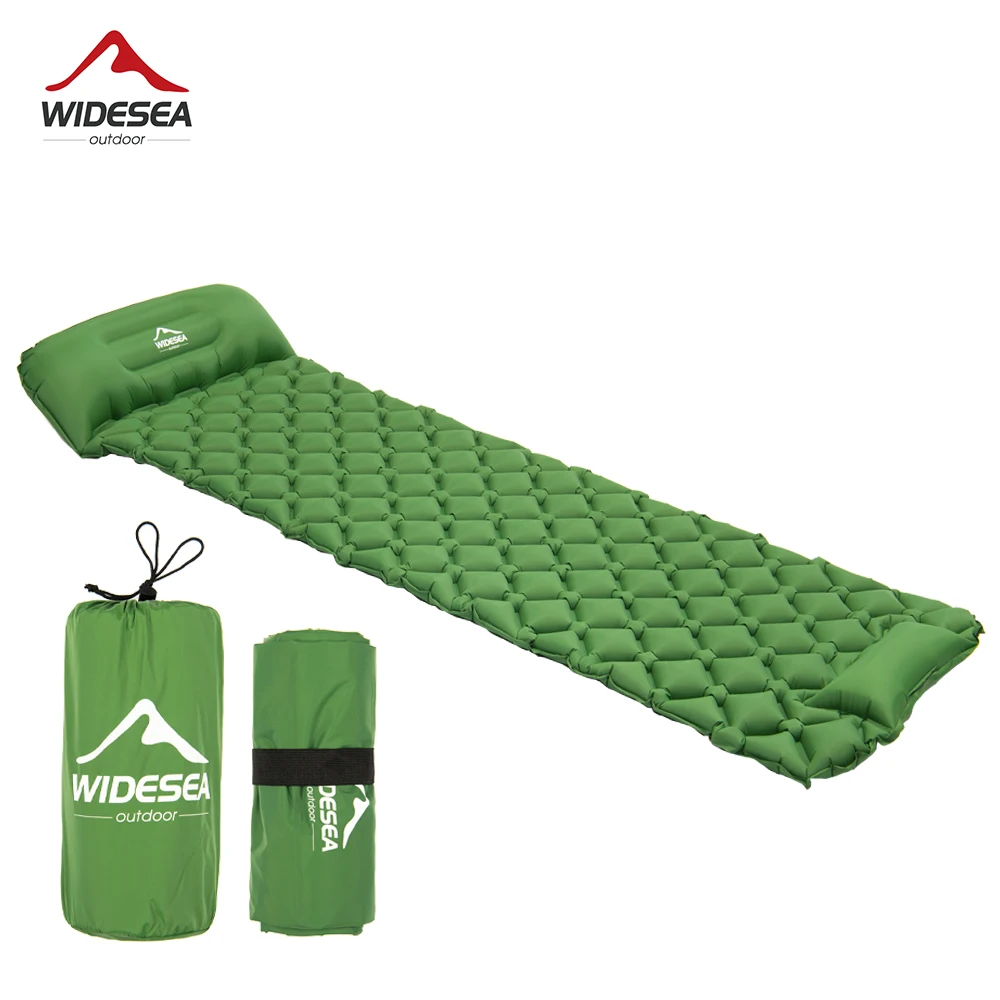 WideseaCampingPresstypeInflatableMattressMoistureWaterproof