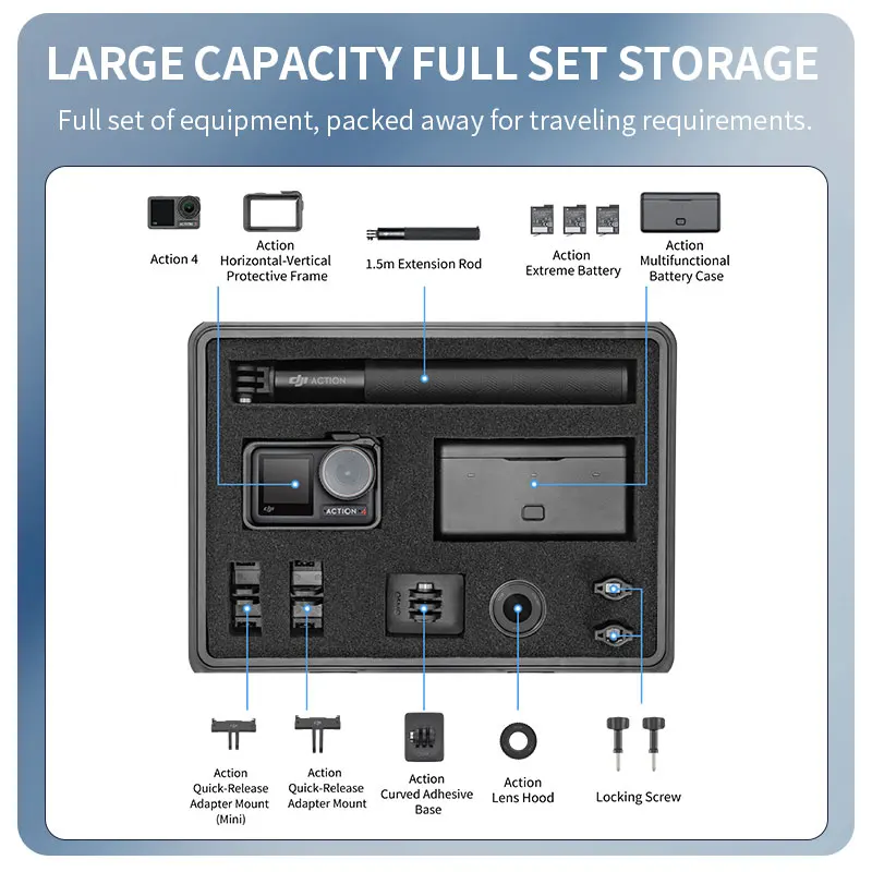 STARTRC-DJI Action 4 e 3 Camera Storage