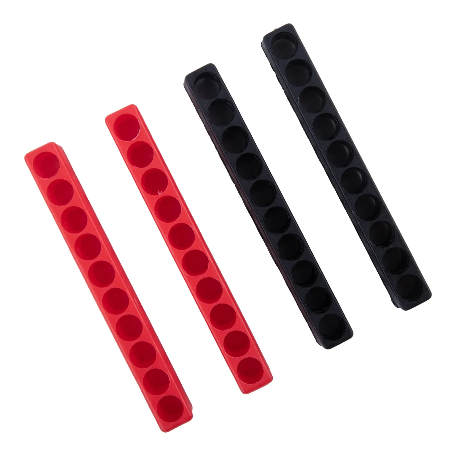 

Black Red Screwdriver Storage Screwdriver Storage Plastic 1/4inch Hex 10 Holes For 1/4inch Hex Tool 1/4inch Hex