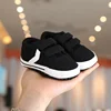 Soft Soles Baby Shoes Classic Soft Sole Shoes Kids 0-18 Months Old Velcro Strips In Solid Color Toddler Shoes, Casual Shoes With 5