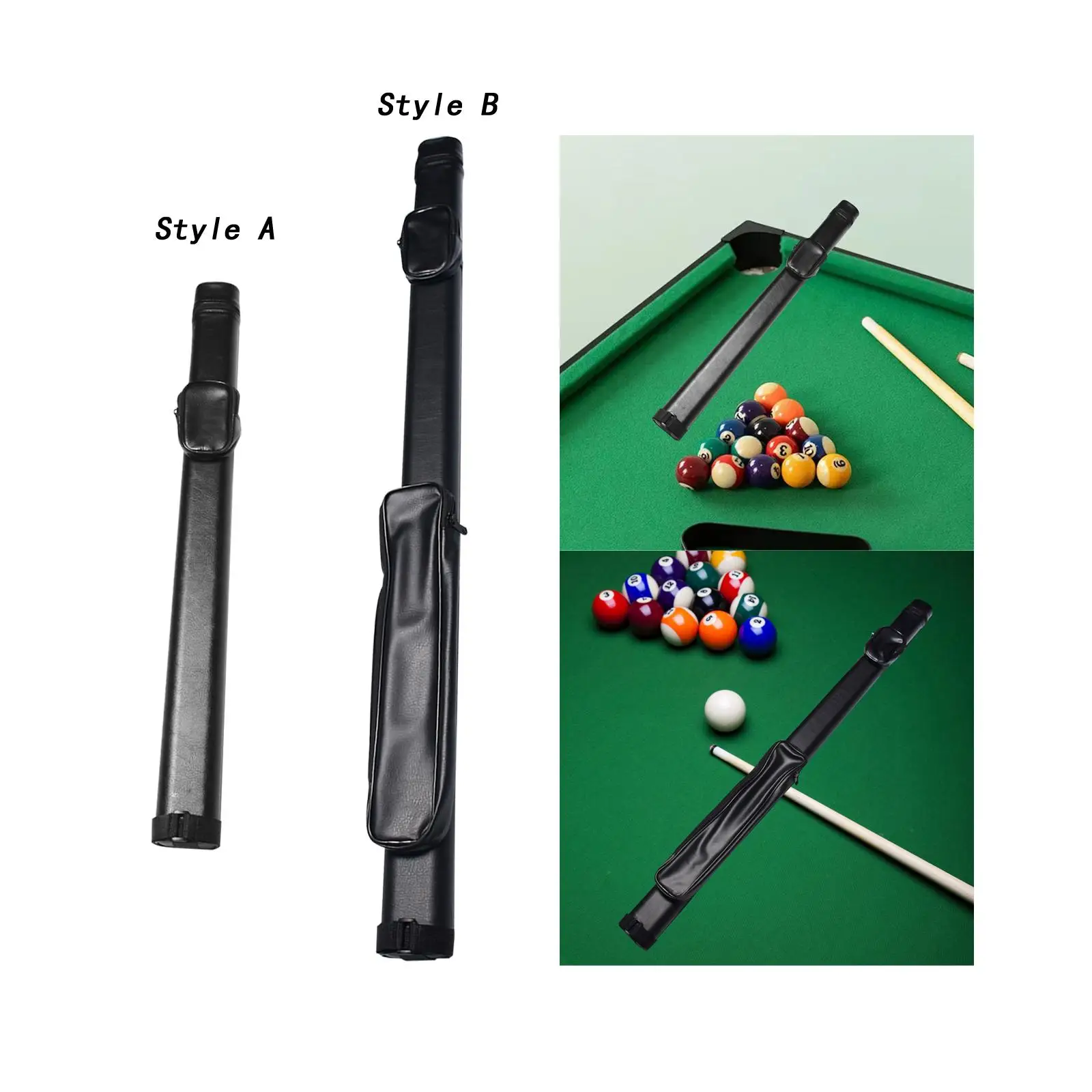 Pool Cue Case Billiards Accessories with Adjustable Shoulder Strap Pool Cue Pouch for Outdoor