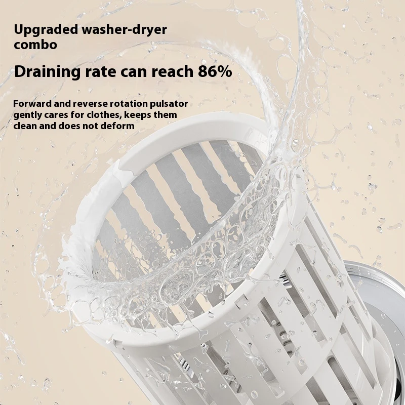 Portable Mini Washing Machine Automatic Washer Machine Clothes Cleaning Tool For Dormitories Travel Camping Hotel Apartment