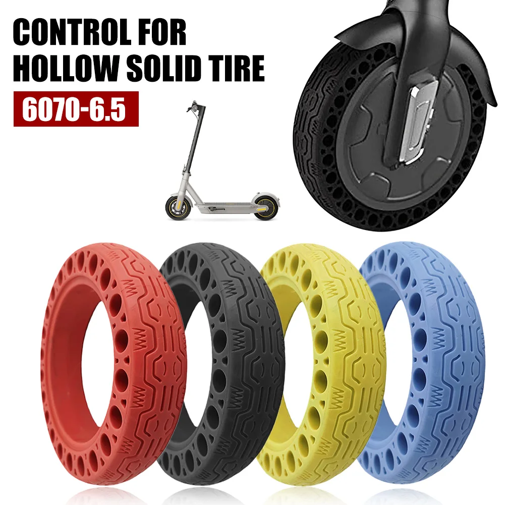 Solid Tire For Ninebot Max G30 Electric Scooter 60/70-6.5 Rubber Tires Wheel 