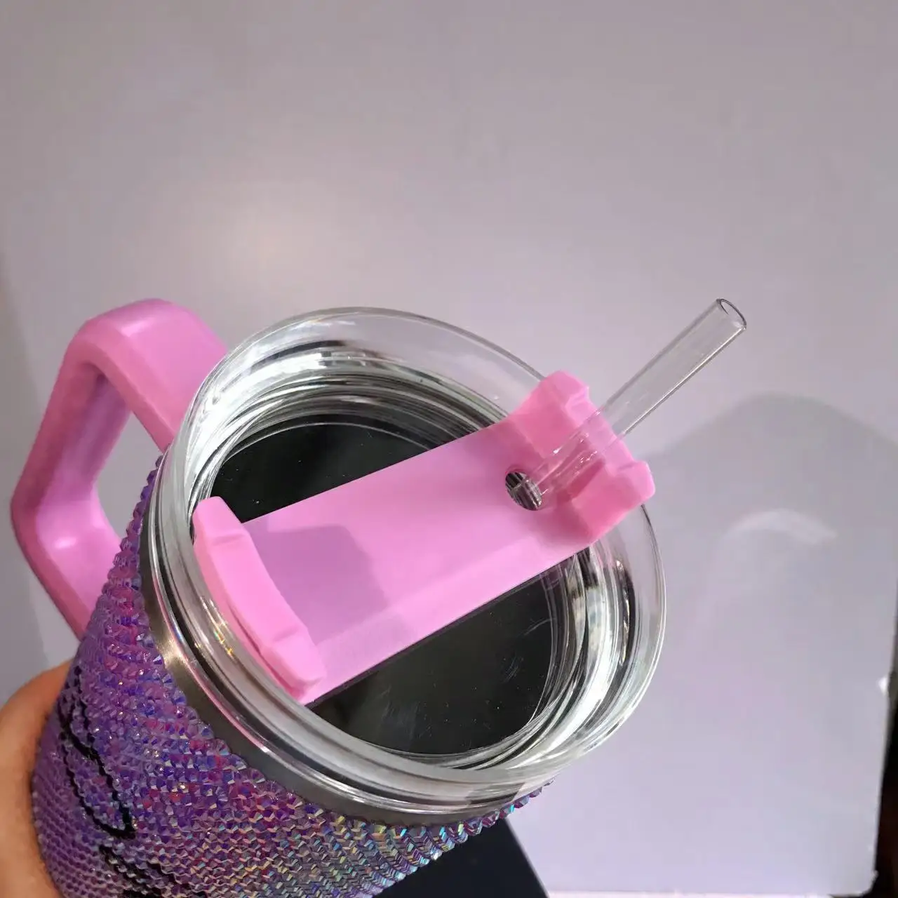 Kyra Pink Large Tumbler - Keep Your Drink Cool and Fashionable