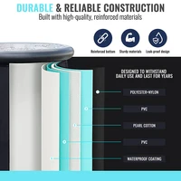 5 Layer Pvc Spa Bathtub Portable & Foldable Tub Ice Bath For Athletes And Fitness 2