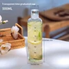 500ml/16.9oz Transparent Plastic Sport Water Bottle Time Marker Leakproof Juice Milk Cup Portable Kid School Gym Sport Cup 6