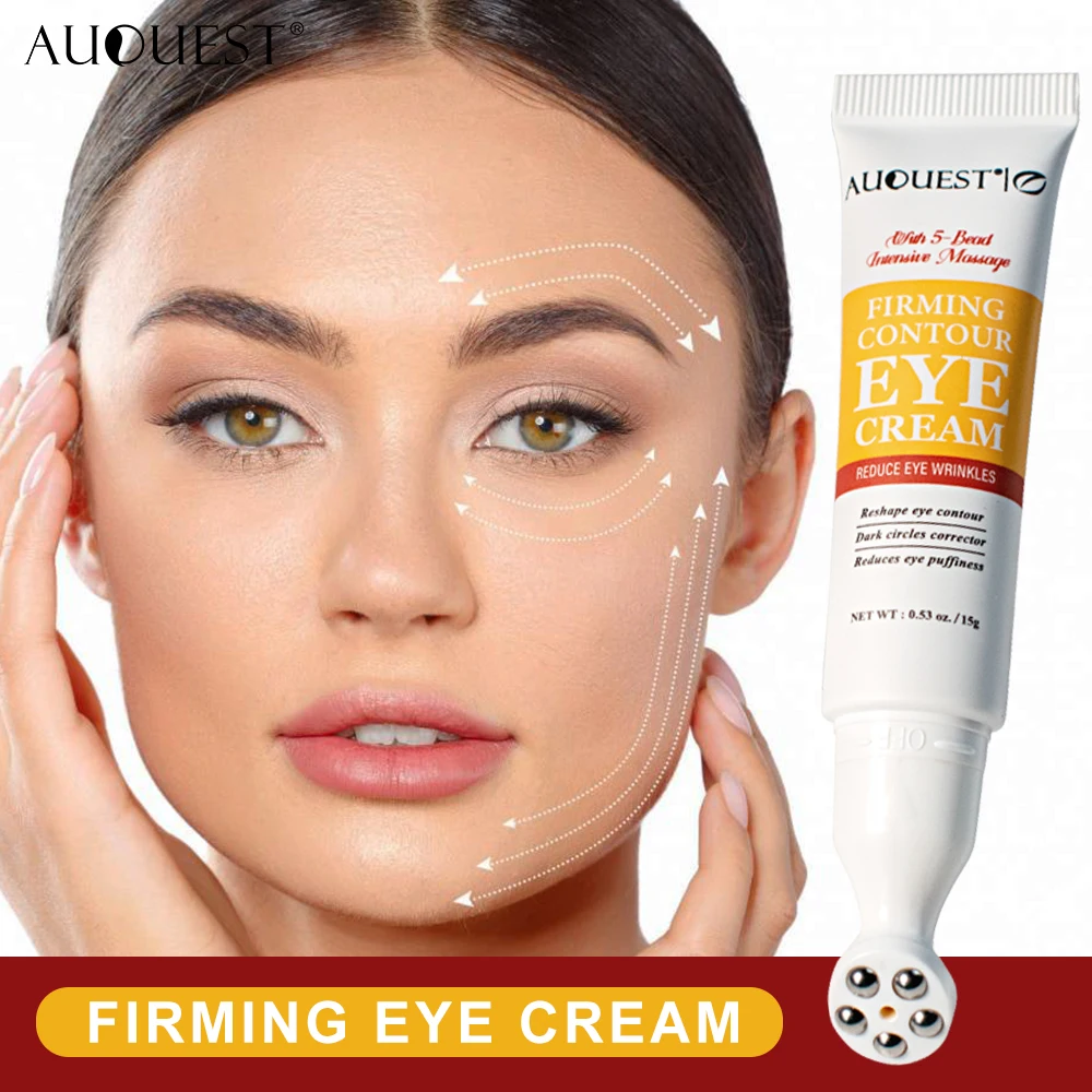 Caffeine Dark Circles Eye Cream Moisturizing Hydrating Skin Care Peptide Nourishing Brightens Cream Eye Care AUQUEST